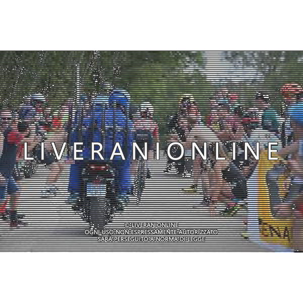 28-08-2022 Vuelta A Espana; Tappa 09 Villaviciosa - Les Praeres; 2022, Quick Step - Alpha Vinyl; Evenepoel, Remco; Les Praeres; ©SIROTTI/AGENZIA ALDO LIVERANI SAS