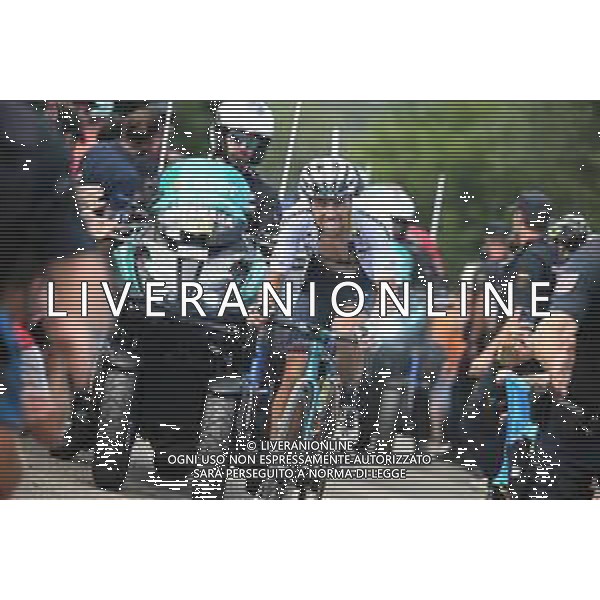 28-08-2022 Vuelta A Espana; Tappa 09 Villaviciosa - Les Praeres; 2022, Astana - Qazaqstan; Battistella, Samuele; Les Praeres; ©SIROTTI/AGENZIA ALDO LIVERANI SAS