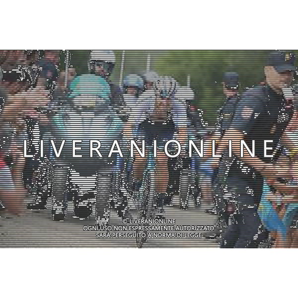 28-08-2022 Vuelta A Espana; Tappa 09 Villaviciosa - Les Praeres; 2022, Astana - Qazaqstan; Battistella, Samuele; Les Praeres; ©SIROTTI/AGENZIA ALDO LIVERANI SAS