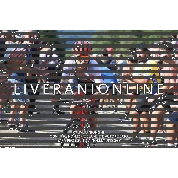 28-08-2022 Vuelta A Espana; Tappa 09 Villaviciosa - Les Praeres; 2022, Trek - Segafredo; Elissonde, Kenny; Les Praeres; ©SIROTTI/AGENZIA ALDO LIVERANI SAS