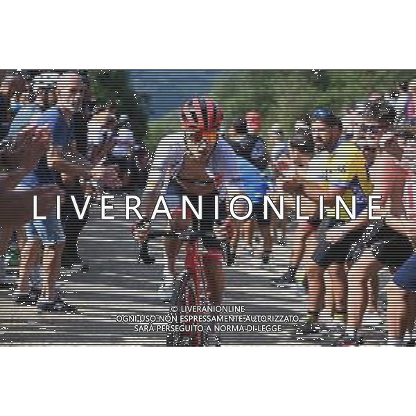 28-08-2022 Vuelta A Espana; Tappa 09 Villaviciosa - Les Praeres; 2022, Trek - Segafredo; Elissonde, Kenny; Les Praeres; ©SIROTTI/AGENZIA ALDO LIVERANI SAS