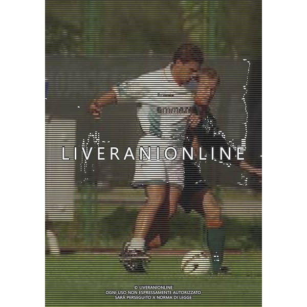 2000 VIGO DI FASSA RITIRO PRE CAMPIONATO VENEZIA CALCIO NELLA FOTO ARTURO DI NAPOLI AG ALDO LIVERANI SAS