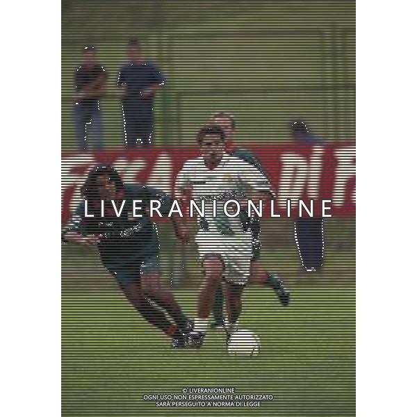 2000 VIGO DI FASSA RITIRO PRE CAMPIONATO VENEZIA CALCIO NELLA FOTO ARTURO DI NAPOLI AG ALDO LIVERANI SAS