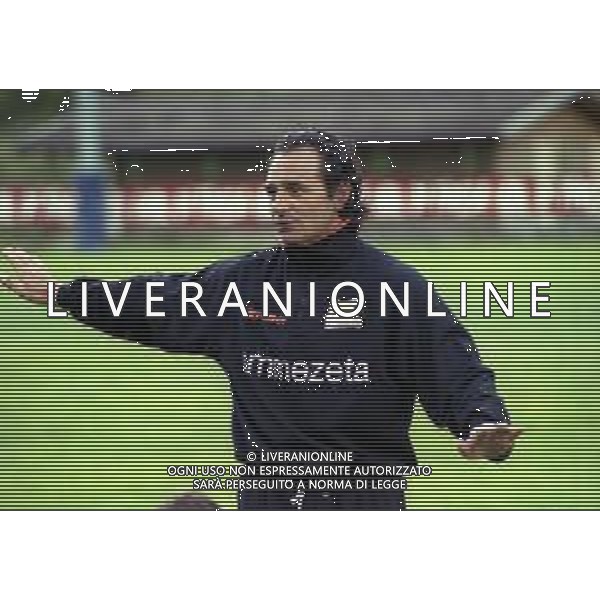 2000 VIGO DI FASSA RITIRO PRE CAMPIONATO VENEZIA CALCIO NELLA FOTO CESARE PRANDELLI ALLENATORE VENEZIA CALCIO AG ALDO LIVERANI SAS