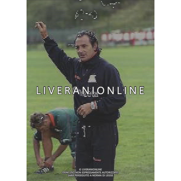 2000 VIGO DI FASSA RITIRO PRE CAMPIONATO VENEZIA CALCIO NELLA FOTO CESARE PRANDELLI ALLENATORE VENEZIA CALCIO AG ALDO LIVERANI SAS