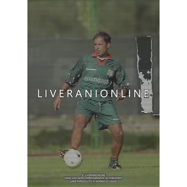 2000 VIGO DI FASSA RITIRO PRE CAMPIONATO VENEZIA CALCIO NELLA FOTO FRANCESCO PEDONE AG ALDO LIVERANI SAS