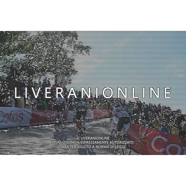28-08-2022 Vuelta A Espana; Tappa 09 Villaviciosa - Les Praeres; 2022, Trek - Segafredo; Pedersen, Mads; Kirsch, Alex; Les Praeres; FOTO STEFANO SIROTTI-AG ALDO LIVERANI SAS
