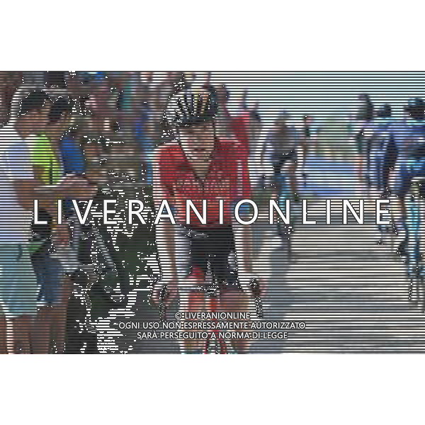 28-08-2022 Vuelta A Espana; Tappa 09 Villaviciosa - Les Praeres; 2022, Bahrain - Victorious; Wright, Fred; Les Praeres; FOTO STEFANO SIROTTI-AG ALDO LIVERANI SAS