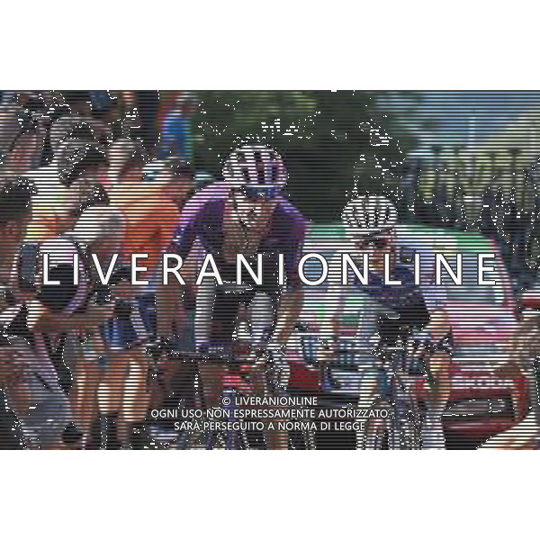 28-08-2022 Vuelta A Espana; Tappa 09 Villaviciosa - Les Praeres; 2022, Burgos - Bh; 2022, Quick Step - Alpha Vinyl; Cabedo, Oscar; Van Wilder, Ilan; Les Praeres; FOTO STEFANO SIROTTI-AG ALDO LIVERANI SAS
