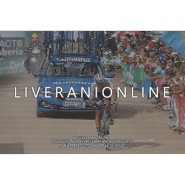 28-08-2022 Vuelta A Espana; Tappa 09 Villaviciosa - Les Praeres; 2022, Astana - Qazaqstan; Battistella, Samuele; Les Praeres; ©SIROTTI/AGENZIA ALDO LIVERANI SAS