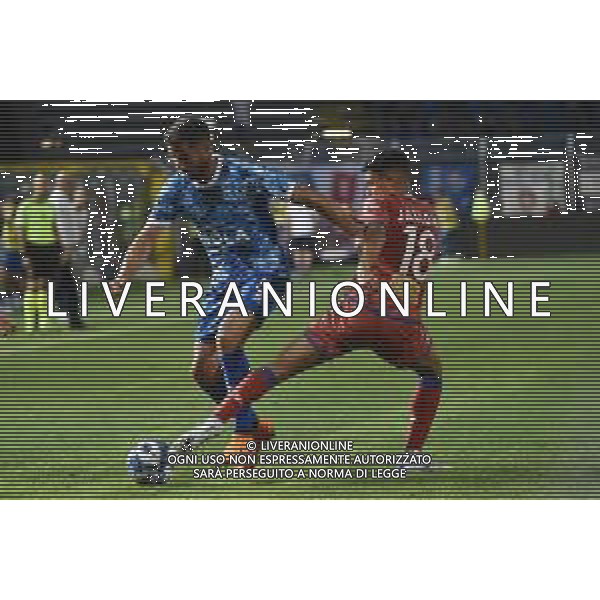 © TVRG Paolo Farago\' (Como) e Alexander Jallow (Brescia) Como vs Brescia Como 29-08-2022 Stadio Giuseppe Sinigaglia Campionato Serie BKT - 3a giornata foto Roberto Garavaglia/ag. Aldo Liverani sas/AGENZIA ALDO LIVERANI SAS