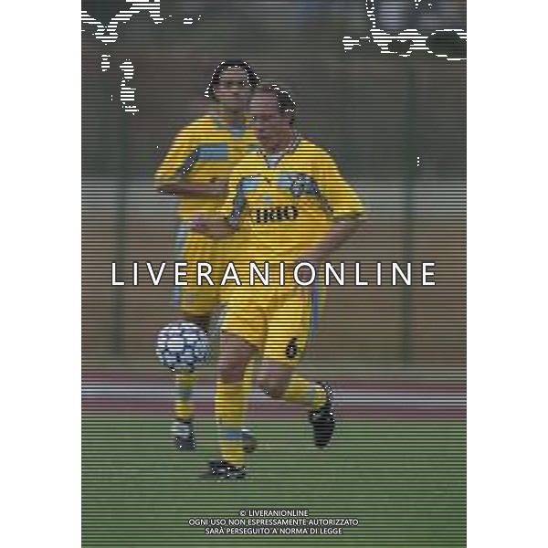 1999 FIUGGI -PARTITA AMICHEVOLE PRE CAMPIONATO LAZIO-FIUGGI NELLA FOTO NESTOR SENSINI AG ALDO LIVERANI SAS