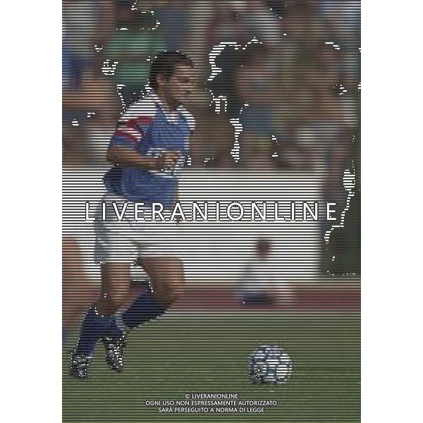 1999 FIUGGI -PARTITA AMICHEVOLE PRE CAMPIONATO LAZIO-FIUGGI NELLA FOTO GIUSEPPE INCOCCIATI AG ALDO LIVERANI SAS