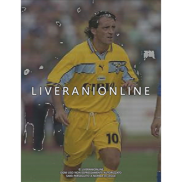 1999 FIUGGI -PARTITA AMICHEVOLE PRE CAMPIONATO LAZIO-FIUGGI NELLA FOTO ROBERTO MANCINI AG ALDO LIVERANI SAS