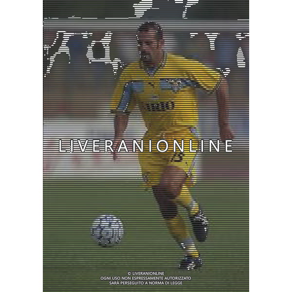 1999 FIUGGI -PARTITA AMICHEVOLE PRE CAMPIONATO LAZIO-FIUGGI NELLA FOTO GIUSEPPE PANCARO AG ALDO LIVERANI SAS