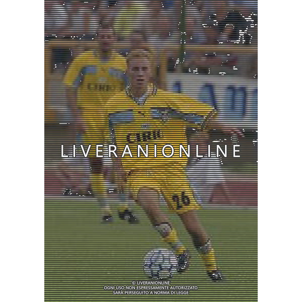 1999 FIUGGI -PARTITA AMICHEVOLE PRE CAMPIONATO LAZIO-FIUGGI NELLA FOTO GASPERINO CINELLI AG ALDO LIVERANI SAS
