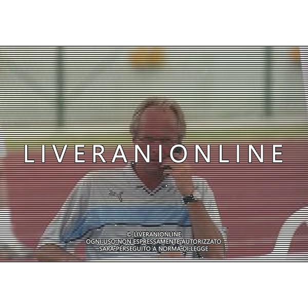 1999 FIUGGI -PARTITA AMICHEVOLE PRE CAMPIONATO LAZIO-FIUGGI NELLA FOTO SVEN GORAN ERIKSSON ALLENATORE LAZIO CALCIO AG ALDO LIVERANI SAS