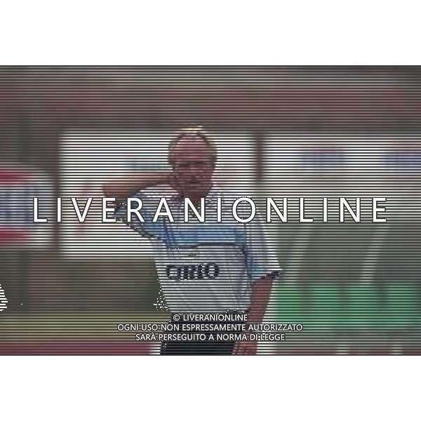 1999 FIUGGI -PARTITA AMICHEVOLE PRE CAMPIONATO LAZIO-FIUGGI NELLA FOTO SVEN GORAN ERIKSSON ALLENATORE LAZIO CALCIO AG ALDO LIVERANI SAS
