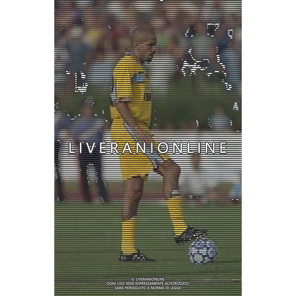 1999 FIUGGI -PARTITA AMICHEVOLE PRE CAMPIONATO LAZIO-FIUGGI NELLA FOTO JUAN SEBASTIAN VERON AG ALDO LIVERANI SAS