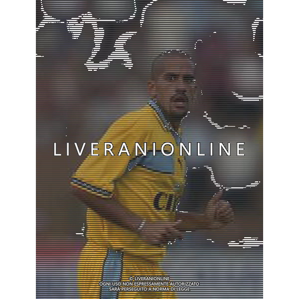 1999 FIUGGI -PARTITA AMICHEVOLE PRE CAMPIONATO LAZIO-FIUGGI NELLA FOTO JUAN SEBASTIAN VERON AG ALDO LIVERANI SAS