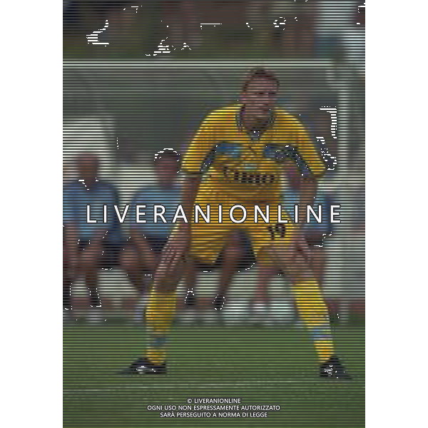 1999 FIUGGI -PARTITA AMICHEVOLE PRE CAMPIONATO LAZIO-FIUGGI NELLA FOTO KENNETH ANDERSSON AG ALDO LIVERANI SAS