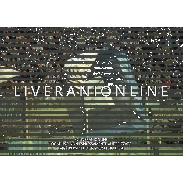 18-01-1998 FIRENZE -CAMPIONATO DI CALCIO SERIE A FIORENTINA-LAZIO 0-3 NELLA FOTO TIFOSI LAZIO AG ALDO LIVERANI SAS