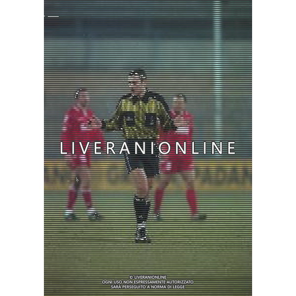 29-01-2000 PIACENZA -CAMPIONATO DI CALCIO SERIE A PIACENZA-UDINESE 0-1 NELLA FOTO ARBITRO PAOLO BERTINI AG ALDO LIVERANI SAS