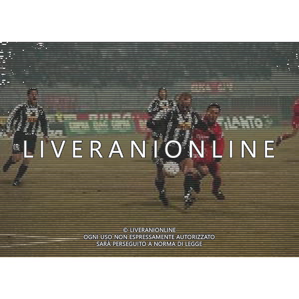 29-01-2000 PIACENZA -CAMPIONATO DI CALCIO SERIE A PIACENZA-UDINESE 0-1 NELLA FOTO REGIS GENAUX E GIAMPIERO PIOVANI AG ALDO LIVERANI SAS