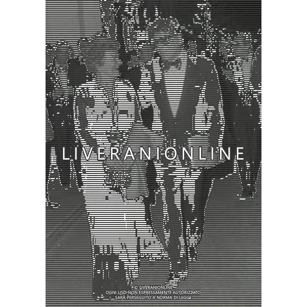 RETROSPETTIVA BURT LANCASTER ATTORE NELLA FOTO BURT LANCASTER A CANNES NELL\'ANNO 1976 AG ALDO LIVERANI SAS