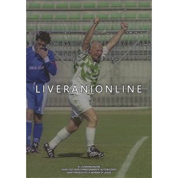 MAGGIO 2000 STADIO DI MONZA PARTITA AMICHEVOLE FORZA ITALIA-LEGA NORDO NELLA FOTO GIANCARLO PAGLIARINI AG ALDO LIVERANI SAS