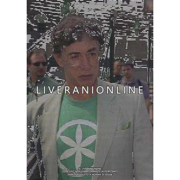 MAGGIO 2000 CARAVAGGIO FESTA LEGA LOMBARDA NELLA FOTO UMBERTO BOSSI AG ALDO LIVERANI SAS