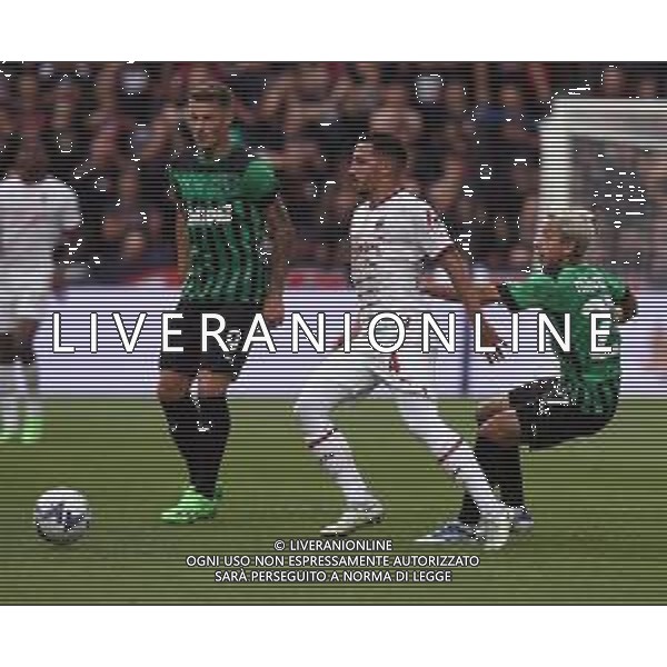 SASSUOLO - MILAN CAMPIONATO CALCIO SERIE A TIM 30.08.2022 NELLA FOTO ISMAEL BENNACER E MAXIME LOPEZ ©SANTANDREA/AGENZIA ALDO LIVERANI SAS
