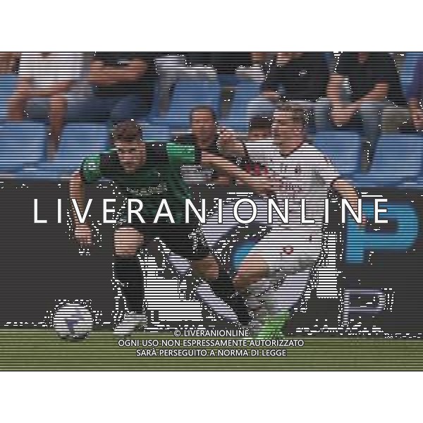 SASSUOLO - MILAN CAMPIONATO CALCIO SERIE A TIM 30.08.2022 NELLA FOTO GIORGOS KYRIAKOPOULOS E ALEXIS SAELEMAEKERS ©SANTANDREA/AGENZIA ALDO LIVERANI SAS