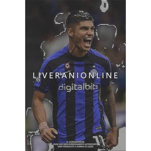 Joaquin Correa (Inter) esulta dopo il gol dell\'1 a 0 Inter vs Cremonese Milano 30-08-2022 Stadio Giuseppe Meazza - San Siro Campionato Serie A TIM - 4a giornata foto Roberto Garavaglia/ag. Aldo Liverani sas