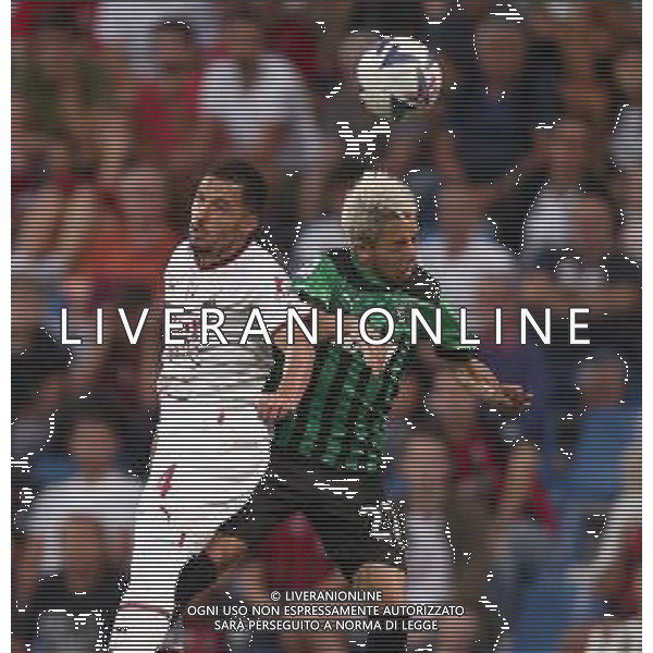 SASSUOLO - MILAN CAMPIONATO CALCIO SERIE A TIM 30.08.2022 NELLA FOTO ISMAEL BENNACER E MAXIME LOPEZ ©SANTANDREA/AGENZIA ALDO LIVERANI SAS