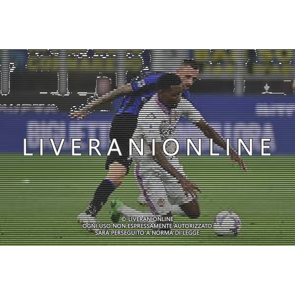 Marcelo Brozovic (Inter) e David Okereke (Cremonese) Inter vs Cremonese Milano 30-08-2022 Stadio Giuseppe Meazza - San Siro Campionato Serie A TIM - 4a giornata foto Roberto Garavaglia/ag. Aldo Liverani sas/AGENZIA ALDO LIVERANI SAS