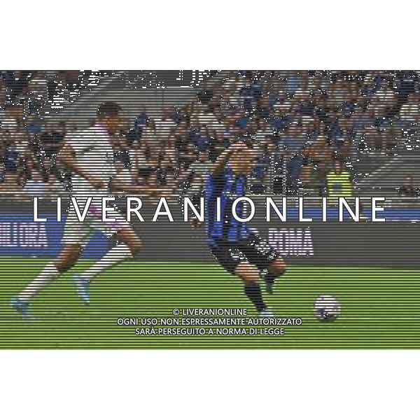 Lautaro Martinez (Inter) segna il gol del 3 a 0 Inter vs Cremonese Milano 30-08-2022 Stadio Giuseppe Meazza - San Siro Campionato Serie A TIM - 4a giornata foto Roberto Garavaglia/ag. Aldo Liverani sas/AGENZIA ALDO LIVERANI SAS