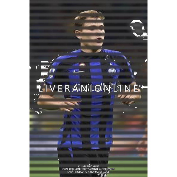 Nicolo\' Barella (Inter) Inter vs Cremonese Milano 30-08-2022 Stadio Giuseppe Meazza - San Siro Campionato Serie A TIM - 4a giornata foto Roberto Garavaglia/ag. Aldo Liverani sas/AGENZIA ALDO LIVERANI SAS