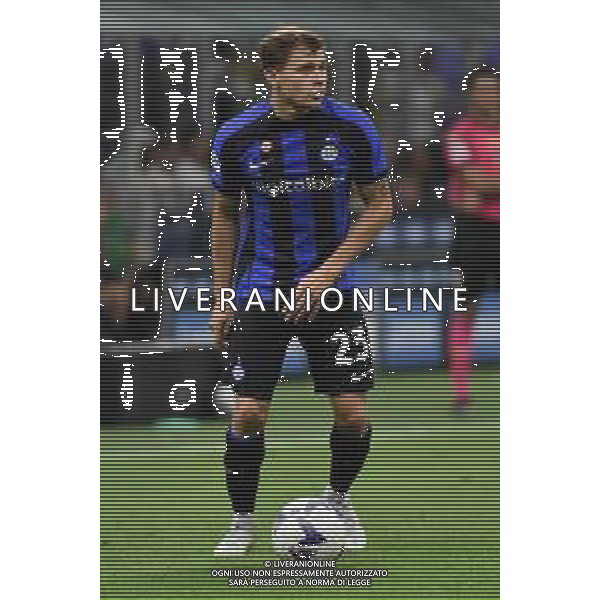 Nicolo\' Barella (Inter) Inter vs Cremonese Milano 30-08-2022 Stadio Giuseppe Meazza - San Siro Campionato Serie A TIM - 4a giornata foto Roberto Garavaglia/ag. Aldo Liverani sas/AGENZIA ALDO LIVERANI SAS