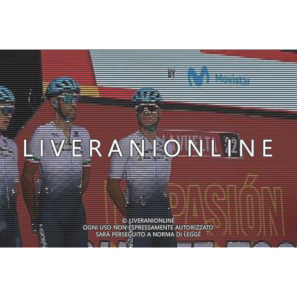 31-08-2022 Vuelta A Espana; Tappa 11 Elpozo Alimentazion - Cabo De Gata; 2022, Astana - Qazaqstan; Nibali, Vincenzo; Battistella, Samuele; Elpozo Alimentazion; ©SIROTTI/AGENZIA ALDO LIVERANI SAS