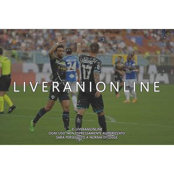 Sampdoria vs Lazio Campionato Serie A Tim - 4 Giornata Stadio L.Ferraris - Genova 31-08-2022 nella foto Esultanza Felipe Anderson e ciro Immobile ©Federico Gaetano/AGENZIA ALDO LIVERANI SAS