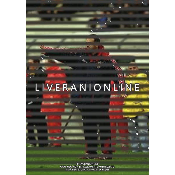 26-11-2000 AREZZO-CAMPIONATO DI CALCIO SERIE C1 AREZZO- COMO 2-1 NELLA FOTO ANTONIO CABRINI ALLENATORE AREZZO CALCIO AG ALDO LIVERANI SAS