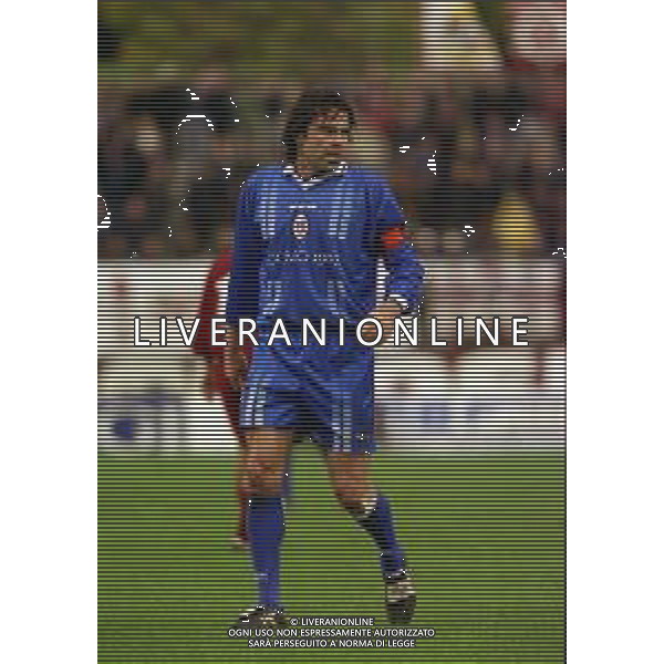 26-11-2000 AREZZO-CAMPIONATO DI CALCIO SERIE C1 AREZZO- COMO 2-1 NELLA FOTO EUPREMIO CARRUEZZO AG ALDO LIVERANI SAS