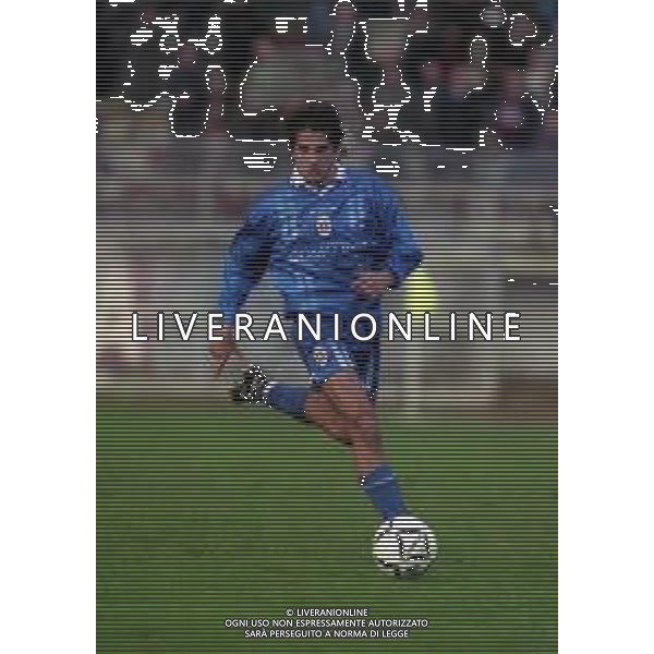 26-11-2000 AREZZO-CAMPIONATO DI CALCIO SERIE C1 AREZZO- COMO 2-1 NELLA FOTO FRANCESCO BEGA AG ALDO LIVERANI SAS