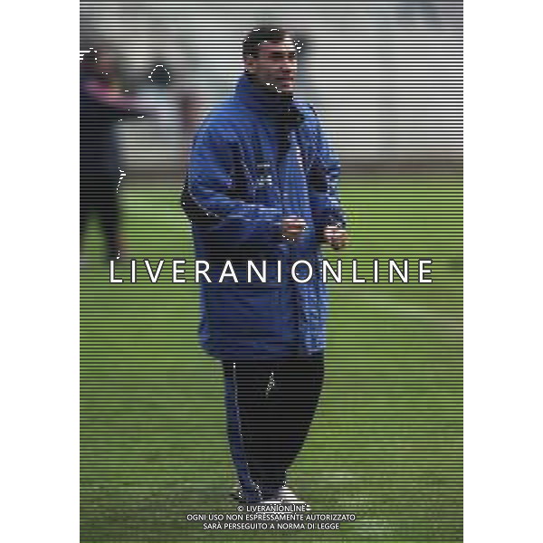 26-11-2000 AREZZO-CAMPIONATO DI CALCIO SERIE C1 AREZZO- COMO 2-1 NELLA FOTO LORIS DOMINISSINI ALLENATORE COMO CALCIO AG ALDO LIVERANI SAS