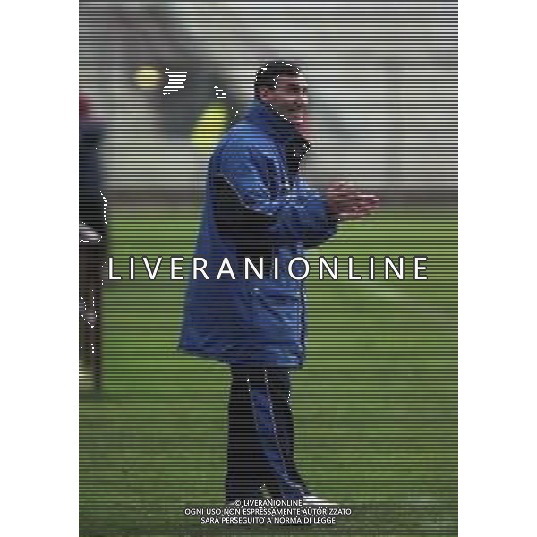 26-11-2000 AREZZO-CAMPIONATO DI CALCIO SERIE C1 AREZZO- COMO 2-1 NELLA FOTO LORIS DOMINISSINI ALLENATORE COMO CALCIO AG ALDO LIVERANI SAS
