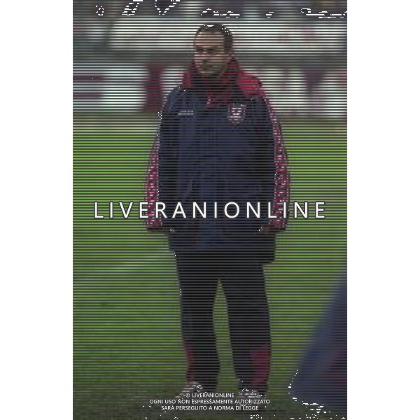 26-11-2000 AREZZO-CAMPIONATO DI CALCIO SERIE C1 AREZZO- COMO 2-1 NELLA FOTO ANTONIO CABRINI ALLENATORE AREZZO CALCIO AG ALDO LIVERANI SAS