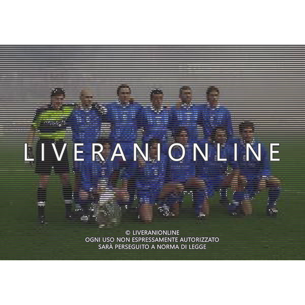 26-11-2000 AREZZO-CAMPIONATO DI CALCIO SERIE C1 AREZZO- COMO 2-1 NELLA FOTO FORMAZIONE COMO CALCIO 2000-2001 AG ALDO LIVERANI SAS