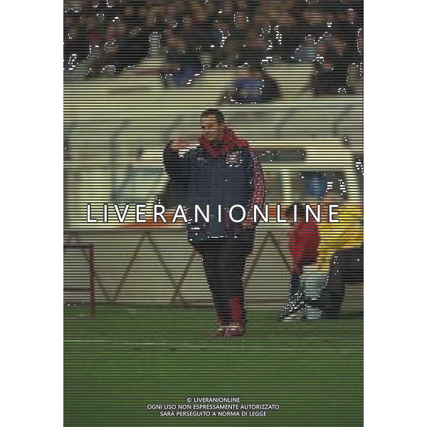 26-11-2000 AREZZO-CAMPIONATO DI CALCIO SERIE C1 AREZZO- COMO 2-1 NELLA FOTO ANTONIO CABRINI ALLENATORE AREZZO CALCIO AG ALDO LIVERANI SAS
