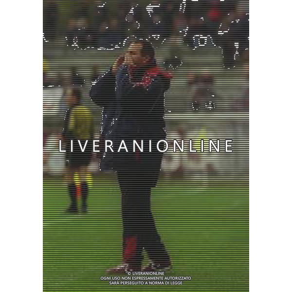 26-11-2000 AREZZO-CAMPIONATO DI CALCIO SERIE C1 AREZZO- COMO 2-1 NELLA FOTO ANTONIO CABRINI ALLENATORE AREZZO CALCIO AG ALDO LIVERANI SAS